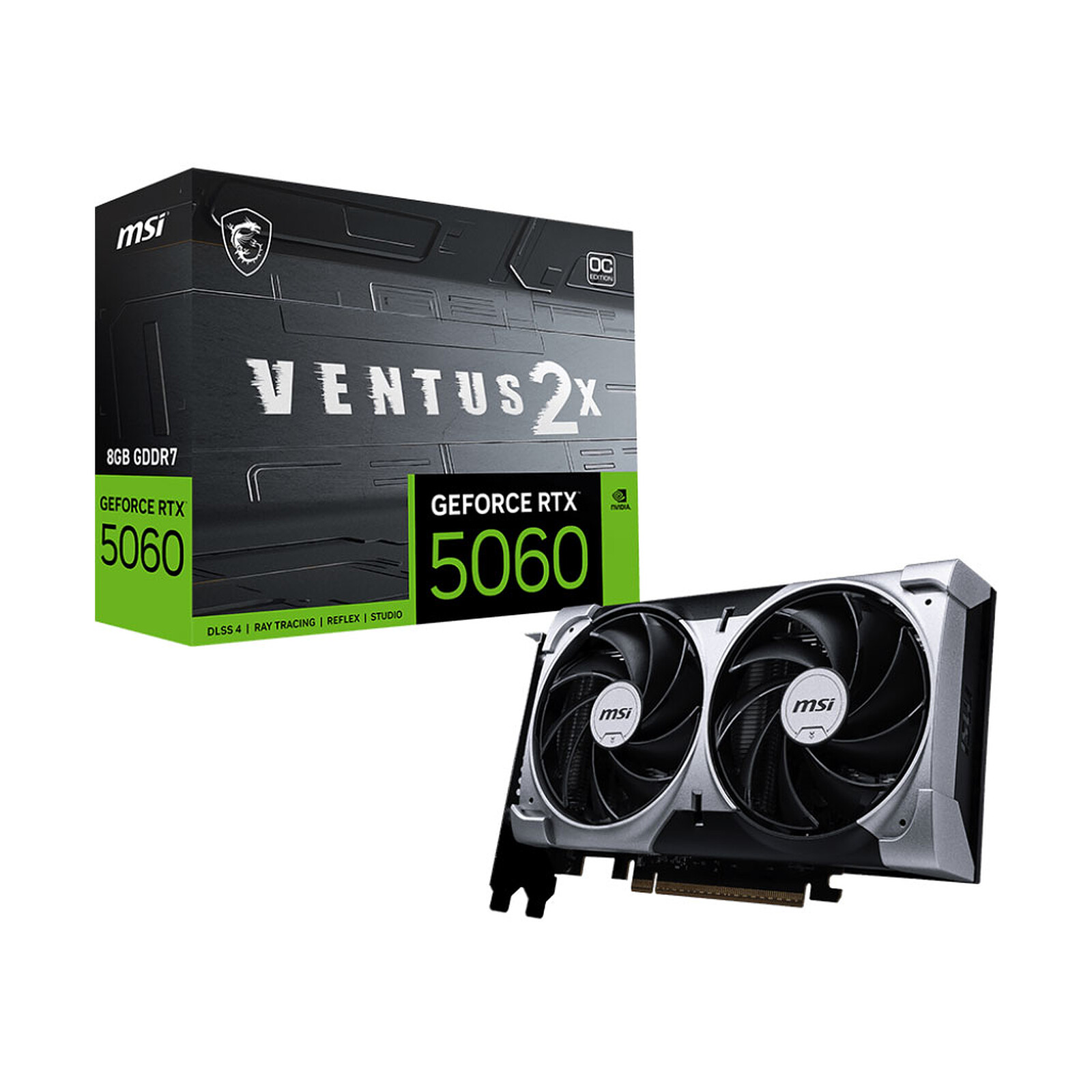 MSI GeForce RTX 5060 8G VENTUS 2X OC - Image 1